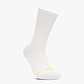 HOKA Clifton 10 Crew Run Sock - גרבי ריצה קליפטון 10 גבוהים בצבע לבן