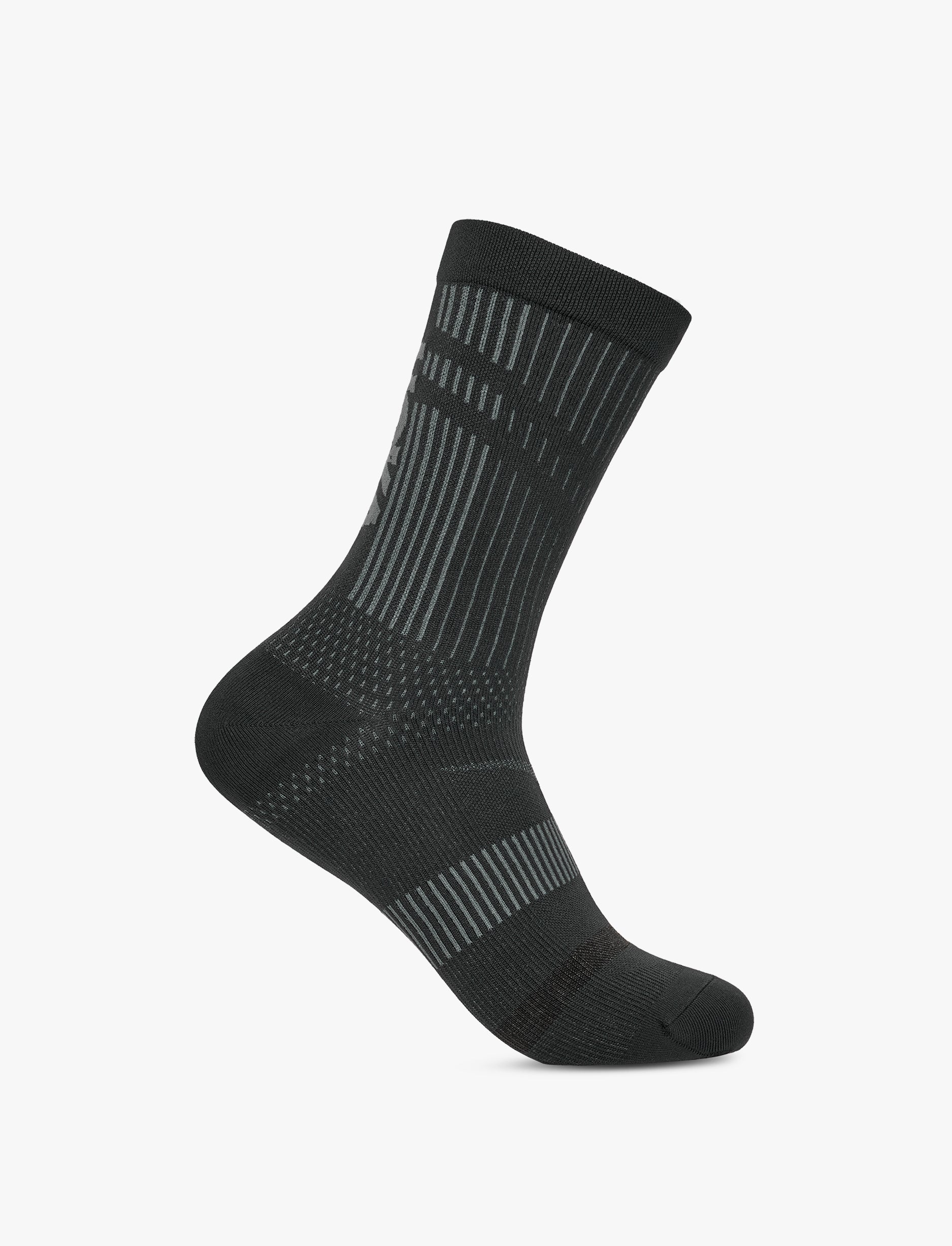 HOKA U TRAIL RUN CREW SOCK - גרבי ריצה בצבע