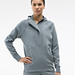 Hoka Essential Recovery Hoodie - סווטשירט הוקה לנשים בצבע כחול צפחה