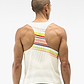 Hoka Race Day Singlet - גופיית ספורט הוקה לגברים בצבע אלבסטר פלייר