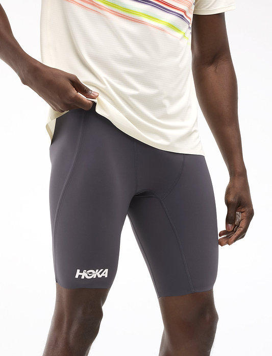 HOKA M RACE DAY HALF TIGHT - טייץ גברים הוקה בצבע סגול דיו