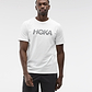 HOKA CORE LOGO CTN SS TEE  - חולצה קצרה הוקה לגברים בצבע לבן
