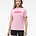 HOKA CORE LOGO CTN SS TEE  - חולצה קצרה הוקה לנשים בצבע ורוד מסטיק