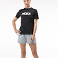 HOKA CORE LOGO CTN SS TEE  - חולצה קצרה הוקה לנשים בצבע שחור