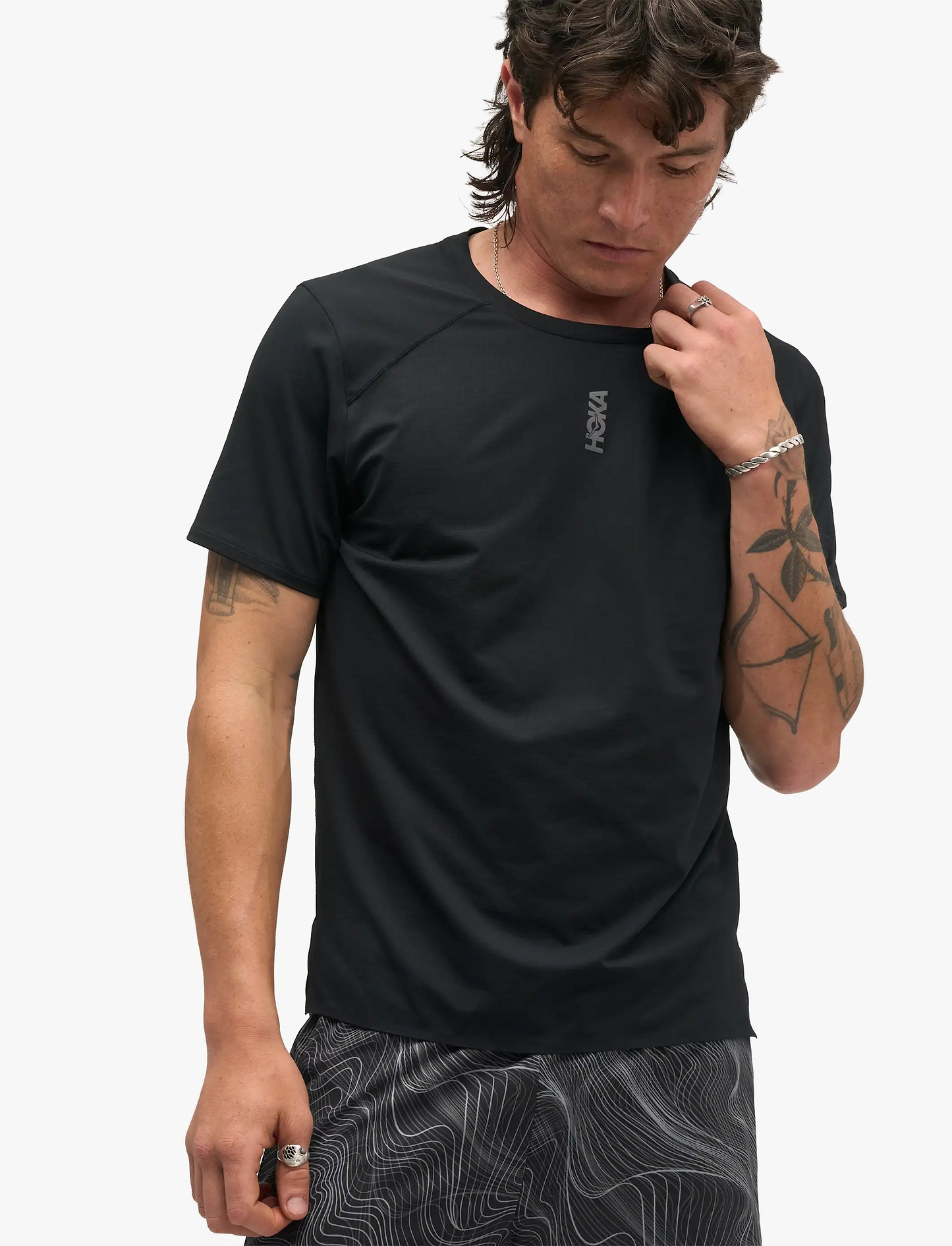 HOKA Everyrun Short Sleeve – חולצת ריצה קצרה הוקה אווריראן לגברים