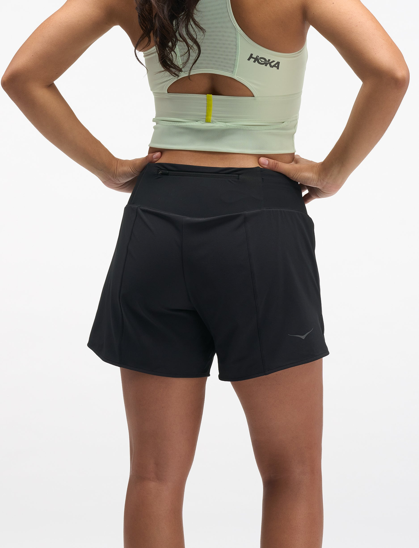 HOKA Glide Short MR 5" 2-in-1 - מכנסי ריצה קצרים 2 ב-1 הוקה לנשים