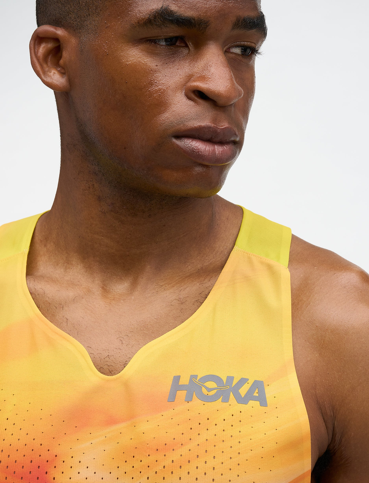 HOKA Race Day Singlet TR Print - גופיית ריצה הוקה לגברים