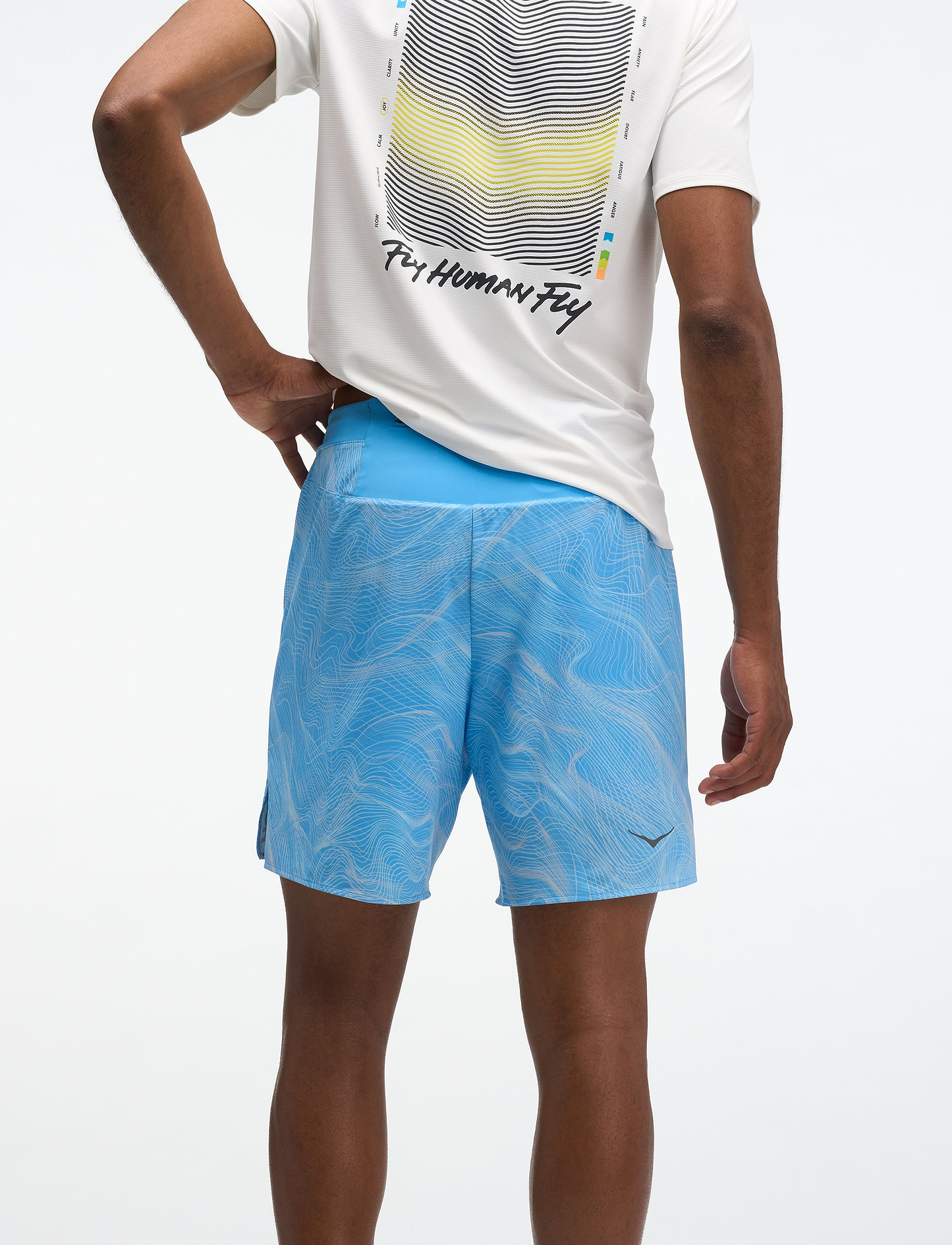 HOKA Glide Short 7" CLF Print - מכנסי ריצה קצרים הוקה לגברים