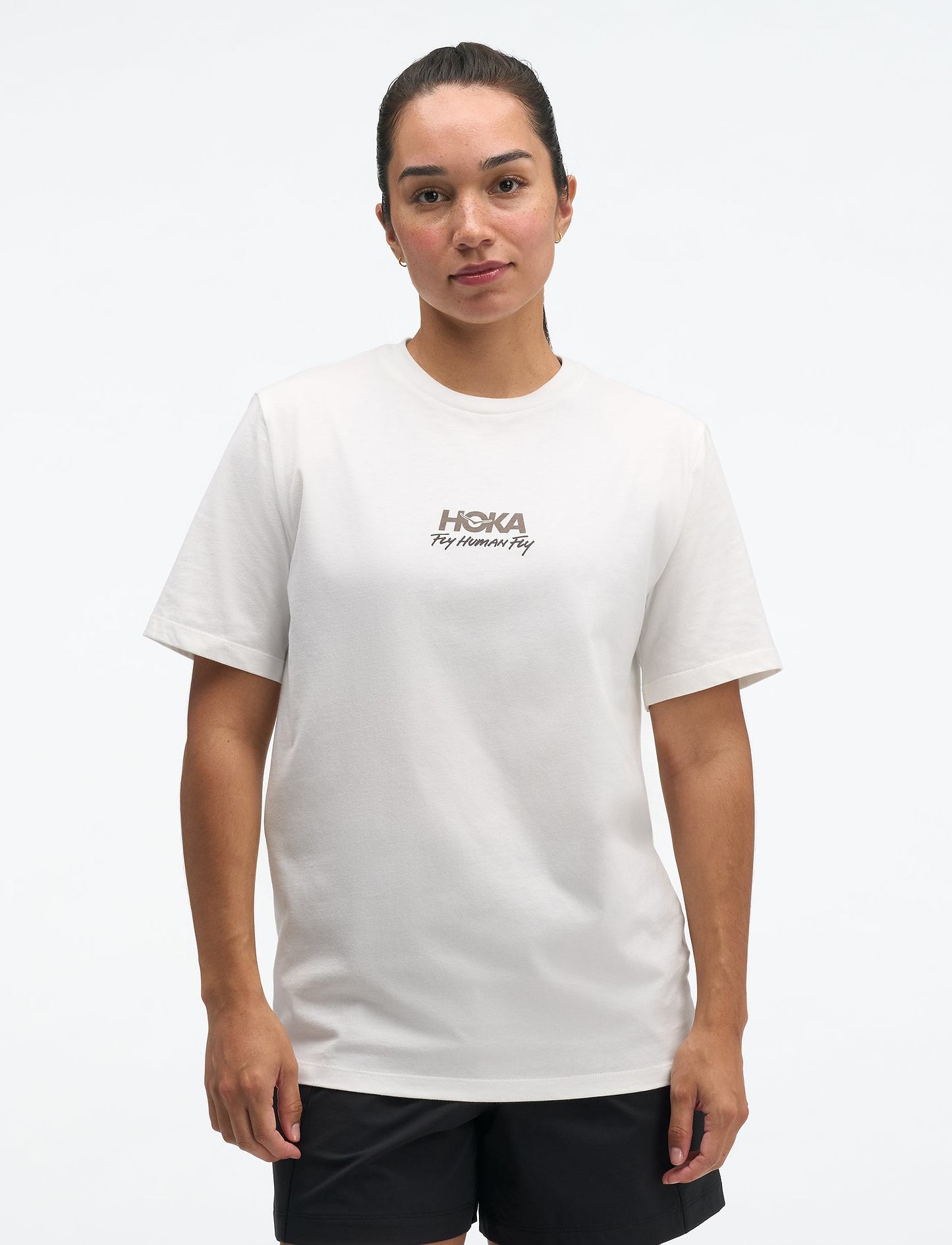HOKA Mosaic Logo Cotton SS Tee - חולצת טי שירט הוקה