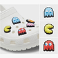 Crocs Jibbitz charms Pac Man  - מארז 5 ג'יביטים קרוקס