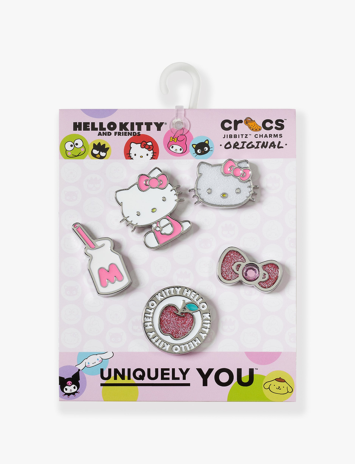 Crocs Jibbitz Hello Kitty Frnds Elevtd - מארז 5 ג'יביטים קרוקס