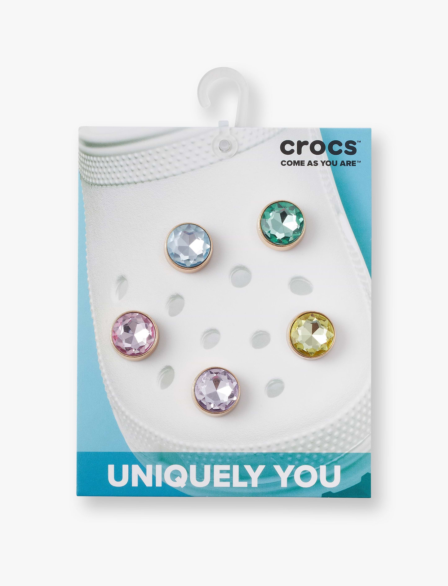 Crocs Jibbitz Gold and Gem - מארז 5 ג'יביטים קרוקס