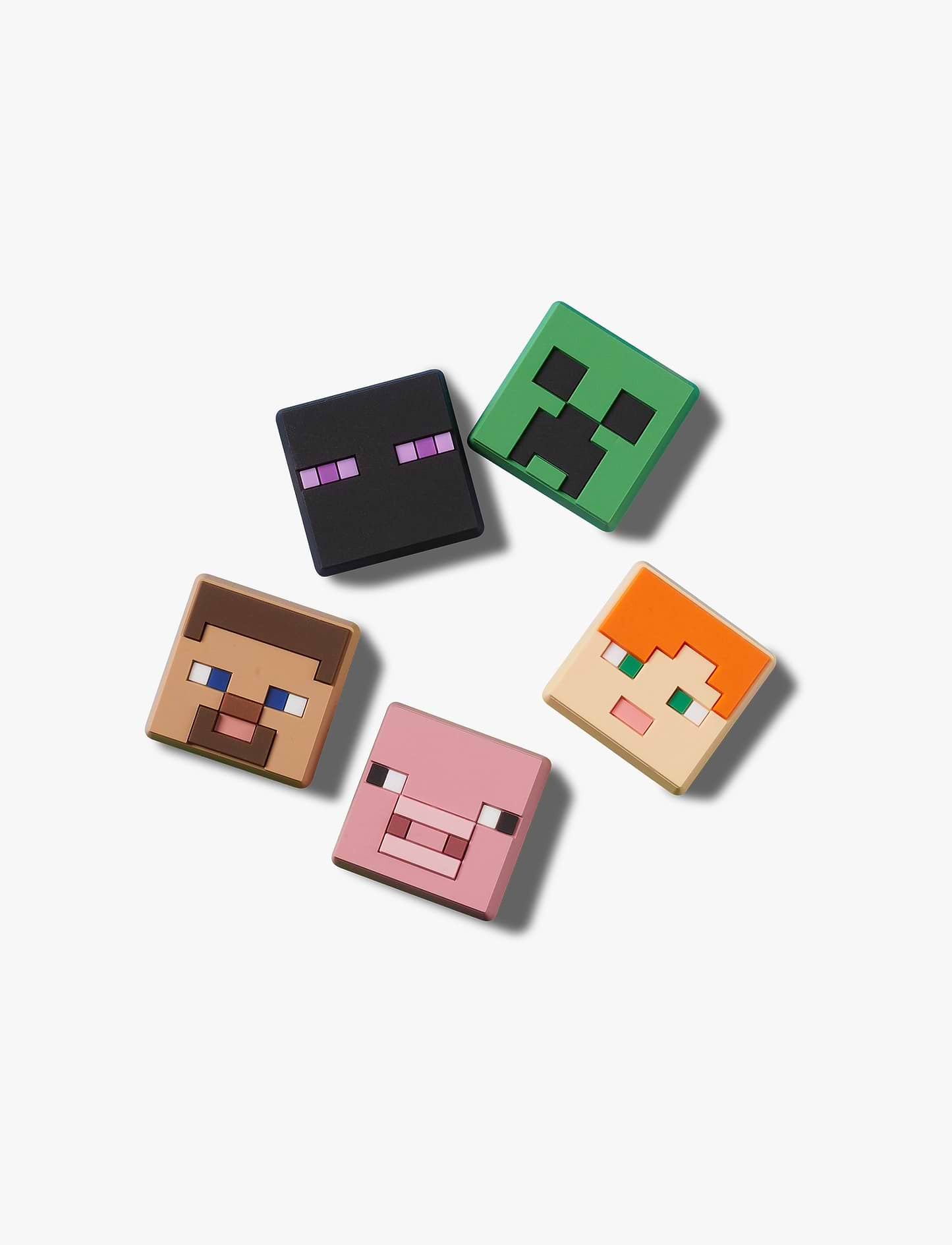 Crocs Jibbitz charms Minecraft - מארז 5 ג'יביטים קרוקס