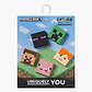 Crocs Jibbitz charms Minecraft - מארז 5 ג'יביטים קרוקס