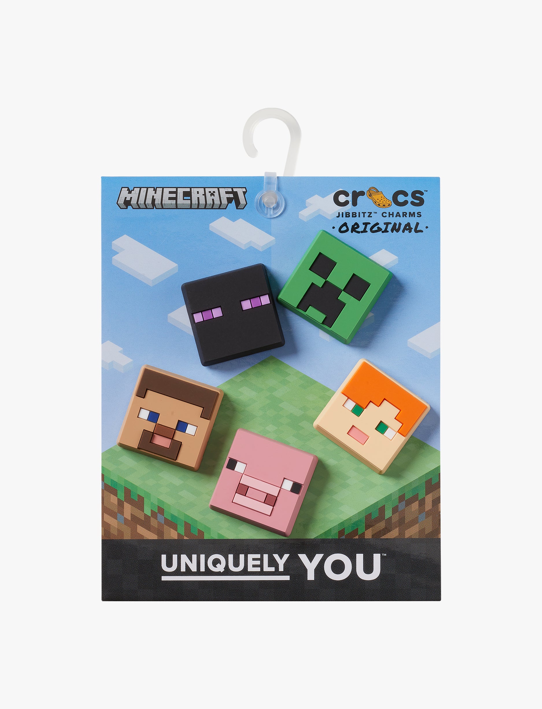 Crocs Jibbitz charms Minecraft - מארז 5 ג'יביטים קרוקס