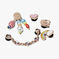 Crocs Jibbitz Shine Like a Diamond - מארז 5 ג'יביטים קרוקס