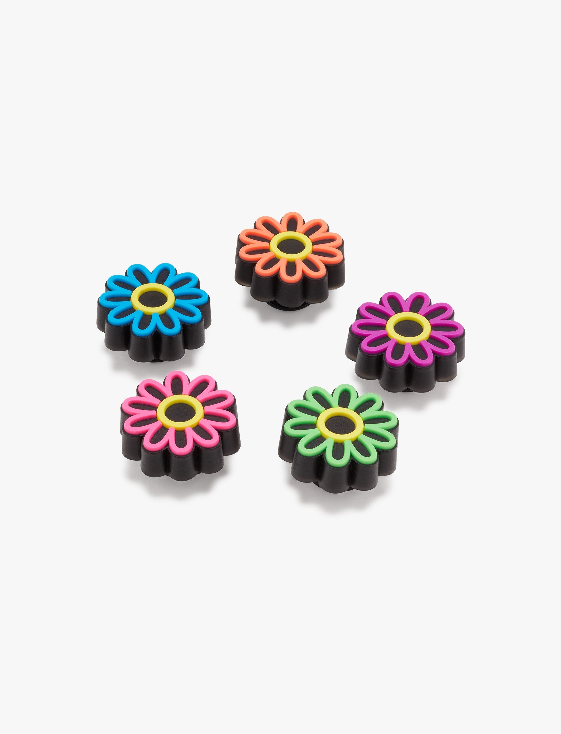 Crocs Jibbitz Lights Up Daisy 5 Pack - מארז ג'יביטים קרוקס עם אורות