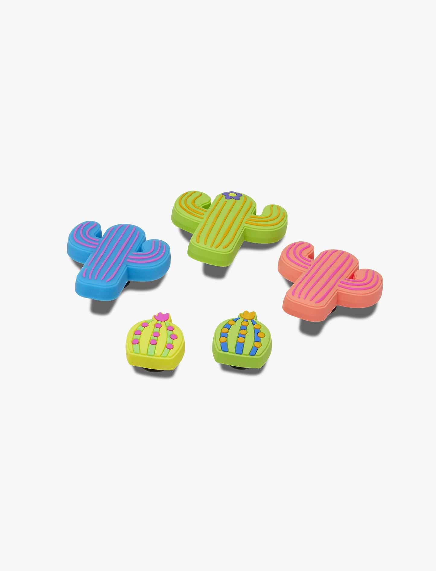 Crocs Jibbitz Lights Up Cacti 5 Pack - מארז ג'יביטים קרוקס עם אורות