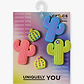 Crocs Jibbitz Lights Up Cacti 5 Pack - מארז ג'יביטים קרוקס עם אורות