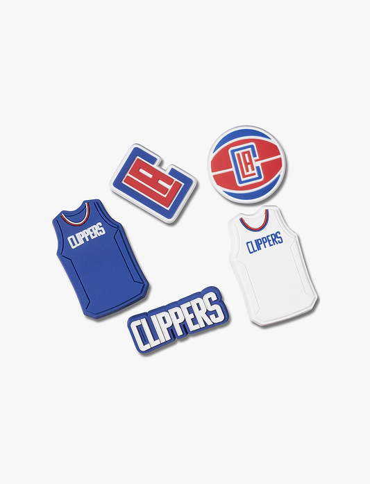 Crocs NBA Los Angeles Clippers -  מארז 5 ג'יביטים קרוקס