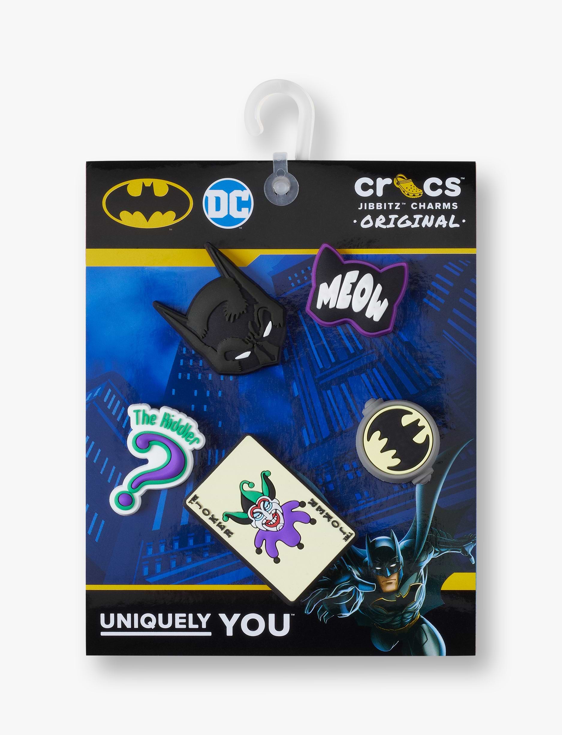 Crocs Jibbitz Batman  - מארז 5 ג'יביטים קרוקס