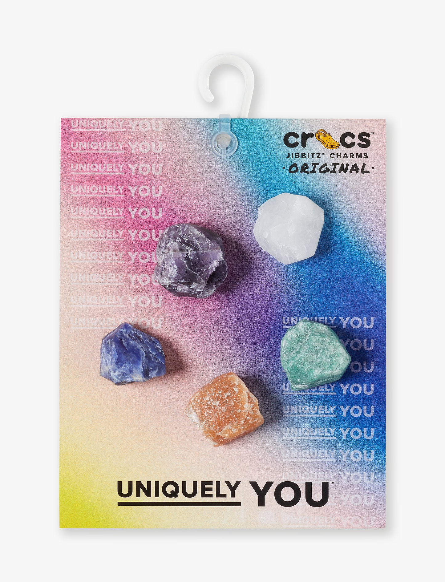 Crocs Jibbitz Gem Rock 5 Pack - מארז 5 ג'יביטים קרוקס אבני חן