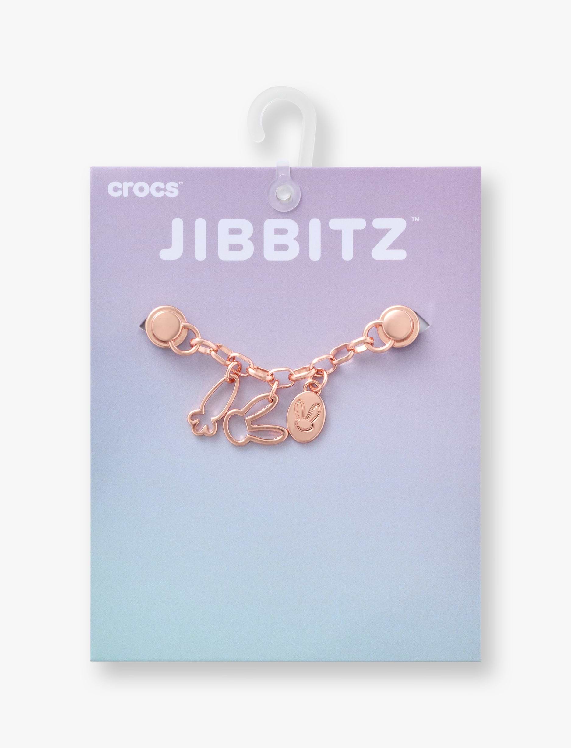 Crocs Jibbitz Bunny Gold Chain - מארז 5 ג'יביטים קרוקס