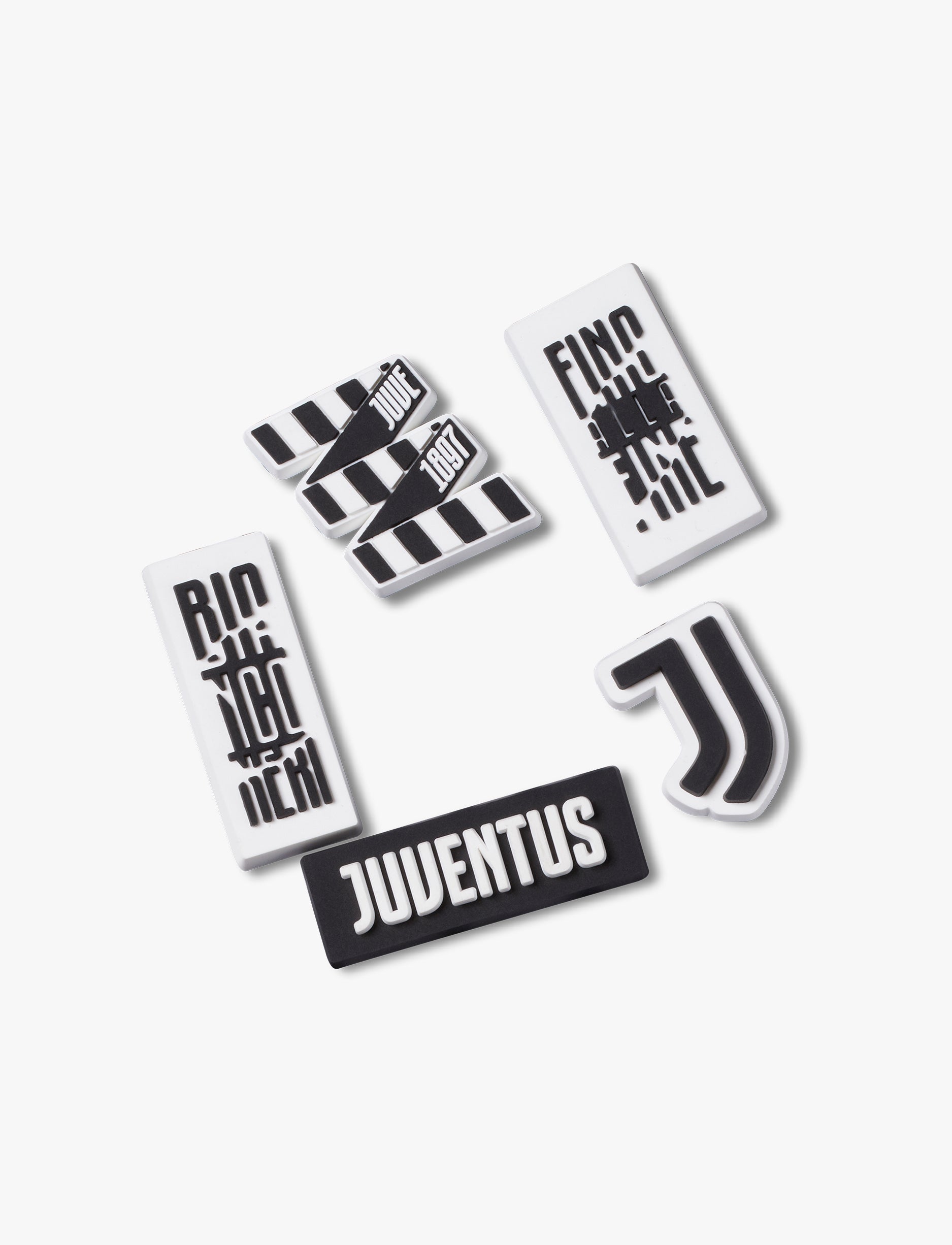 Crocs Jibbitz Juventus - מארז 5 ג'יביטים קרוקס