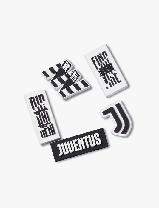 Crocs Jibbitz Juventus - מארז 5 ג'יביטים קרוקס