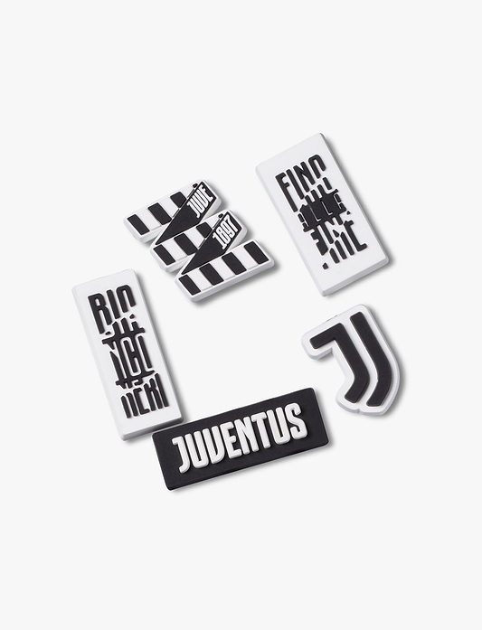 Crocs Jibbitz Juventus - מארז 5 ג'יביטים קרוקס