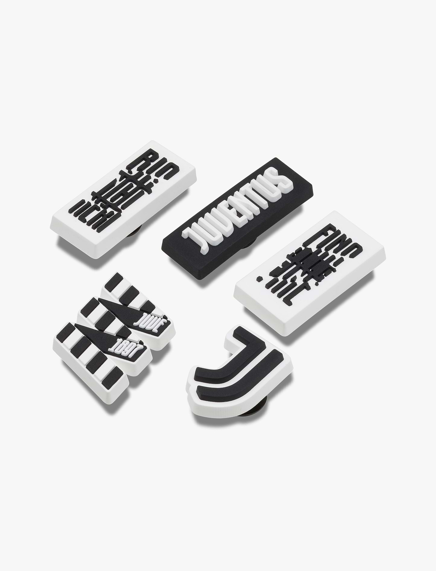 Crocs Jibbitz Juventus - מארז 5 ג'יביטים קרוקס