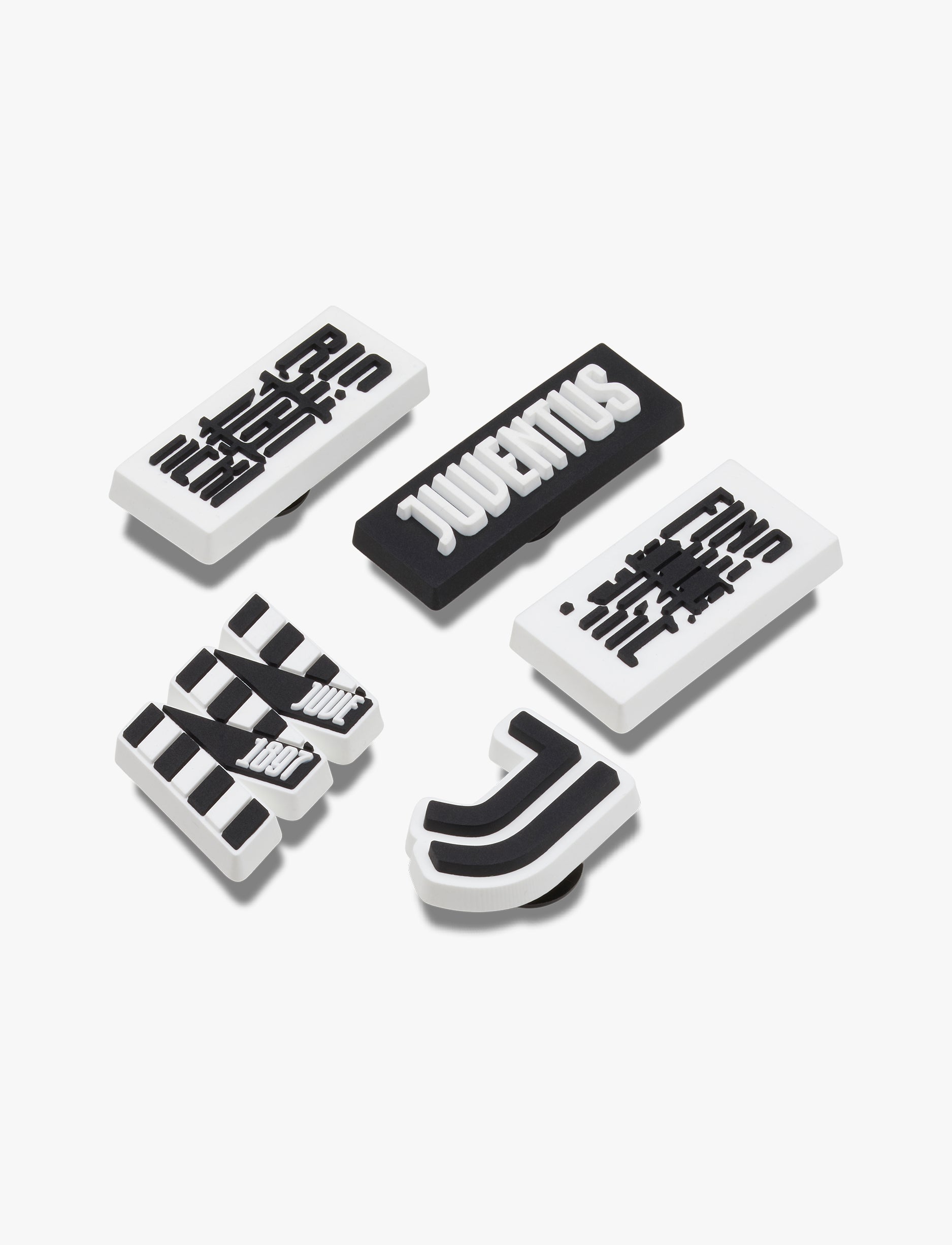 Crocs Jibbitz Juventus - מארז 5 ג'יביטים קרוקס