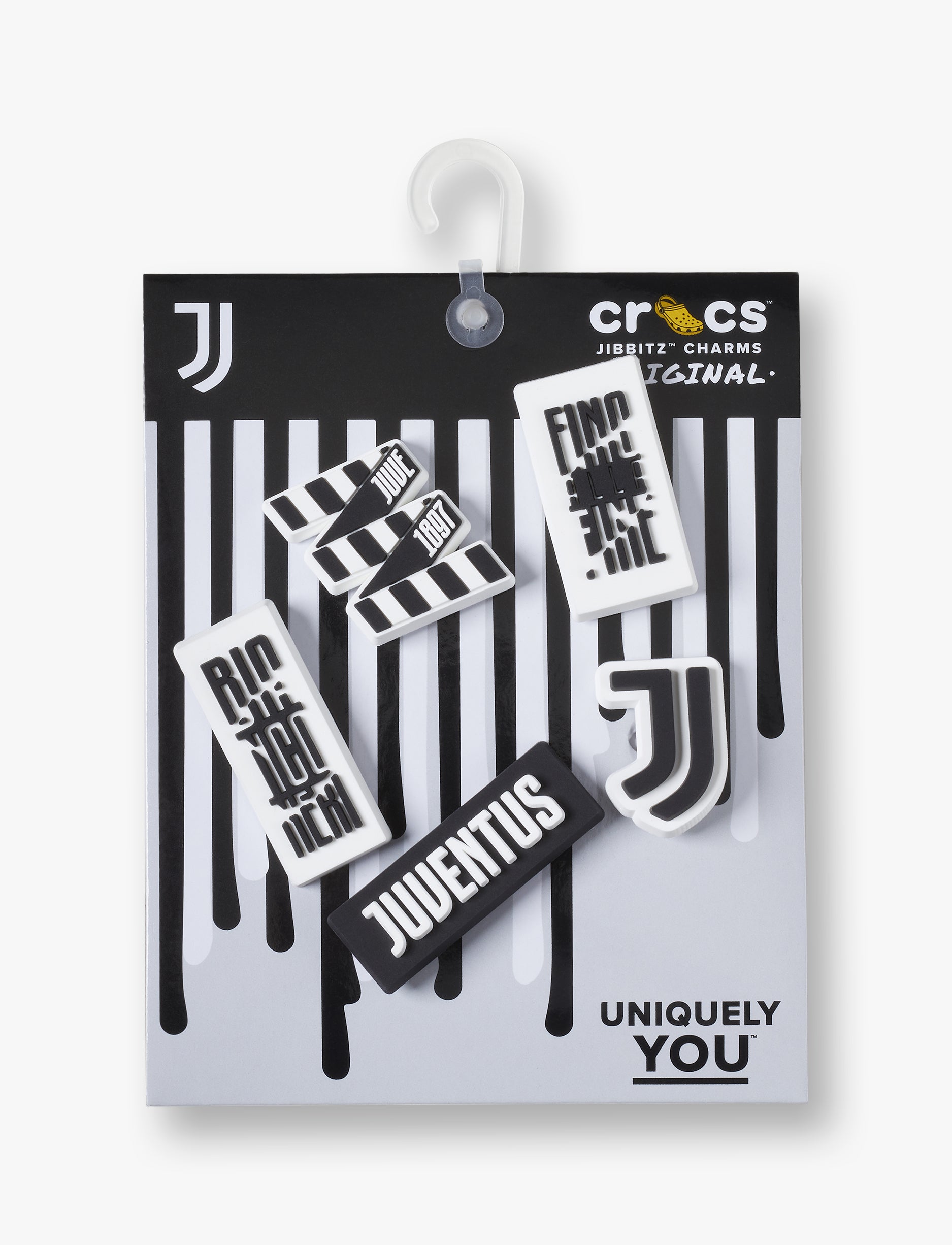 Crocs Jibbitz Juventus - מארז 5 ג'יביטים קרוקס