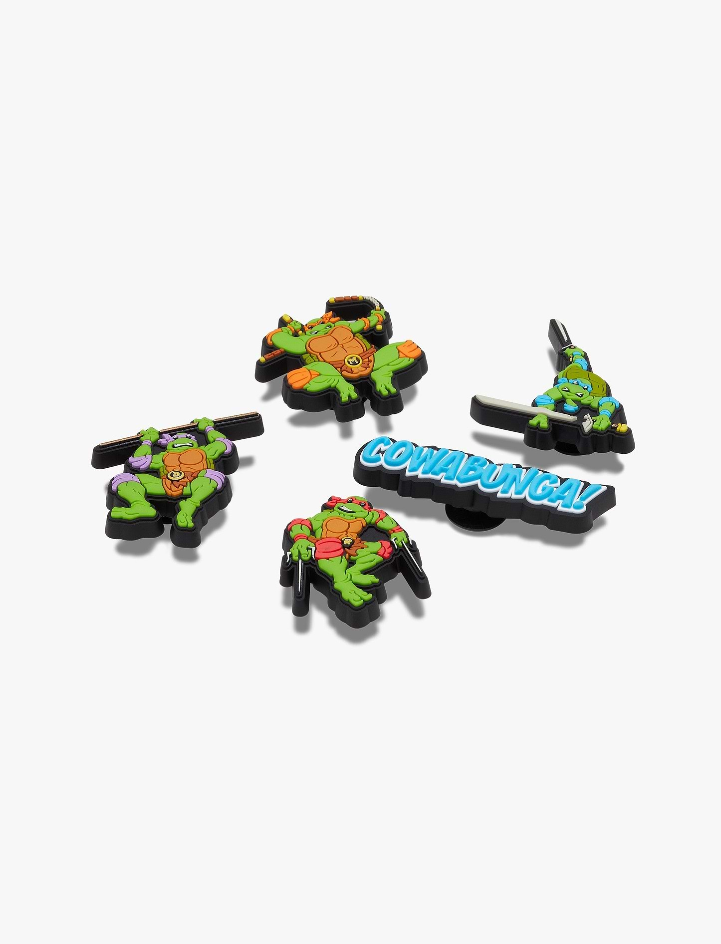 Crocs Jibbitz TMNT 5 Pack - מארז ג'יביטים קרוקס