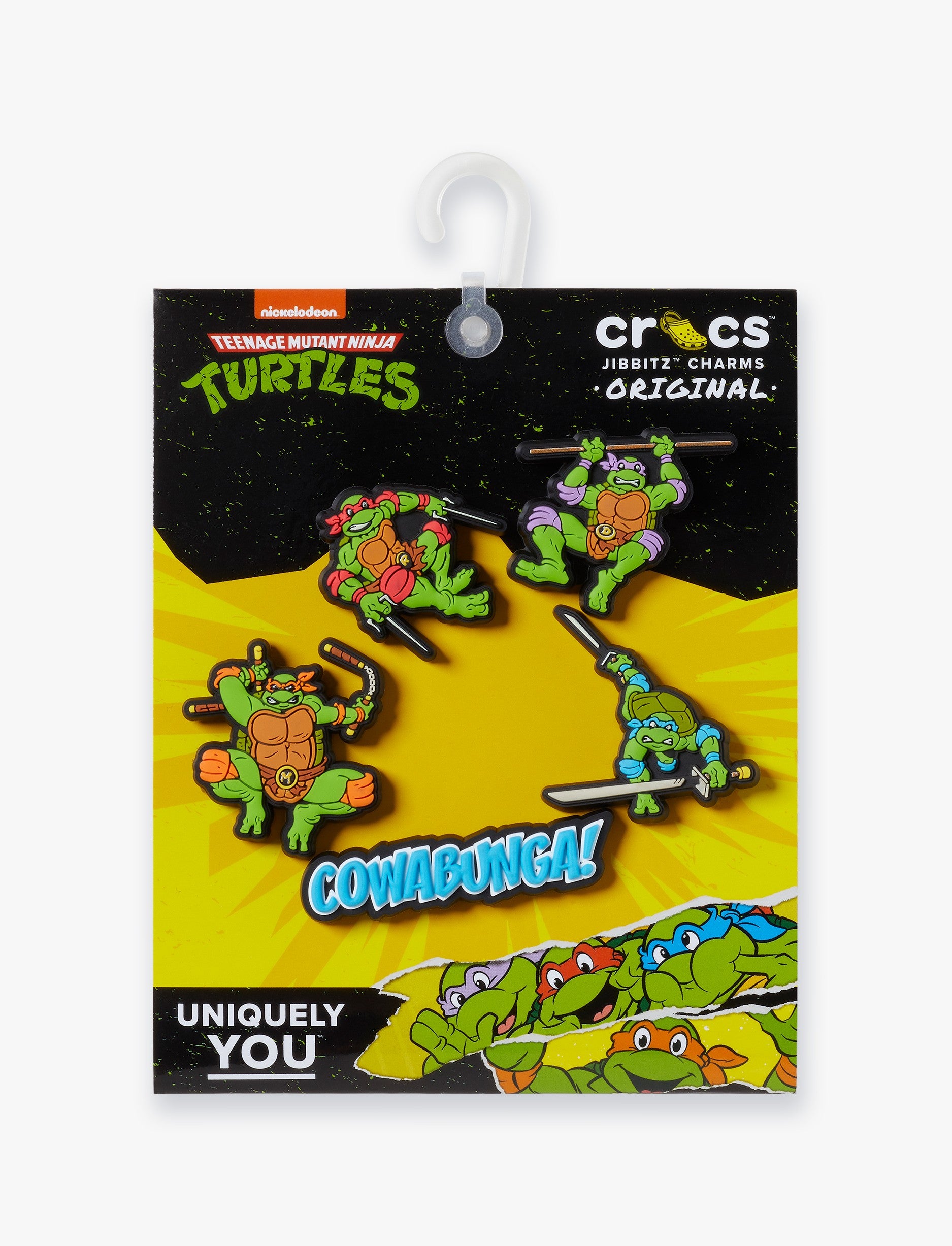 Crocs Jibbitz TMNT 5 Pack - מארז ג'יביטים קרוקס
