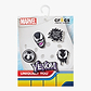 Crocs Jibbitz Spider-man Venom - מארז 5 ג'יביטים קרוקס