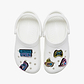 Crocs Jibbitz Lights Up Neon Gamer 5 Pack - מארז ג'יביטים קרוקס עם אורות