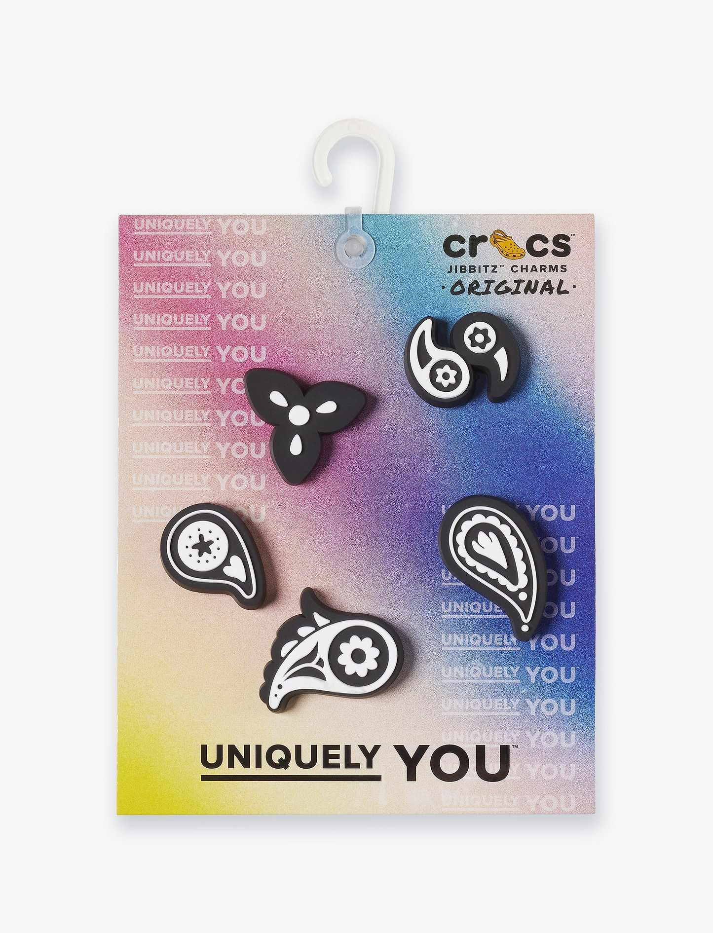 Crocs Jibbitz Paisley Bandana 5 Pack מארז ג'יביטים קרוקס