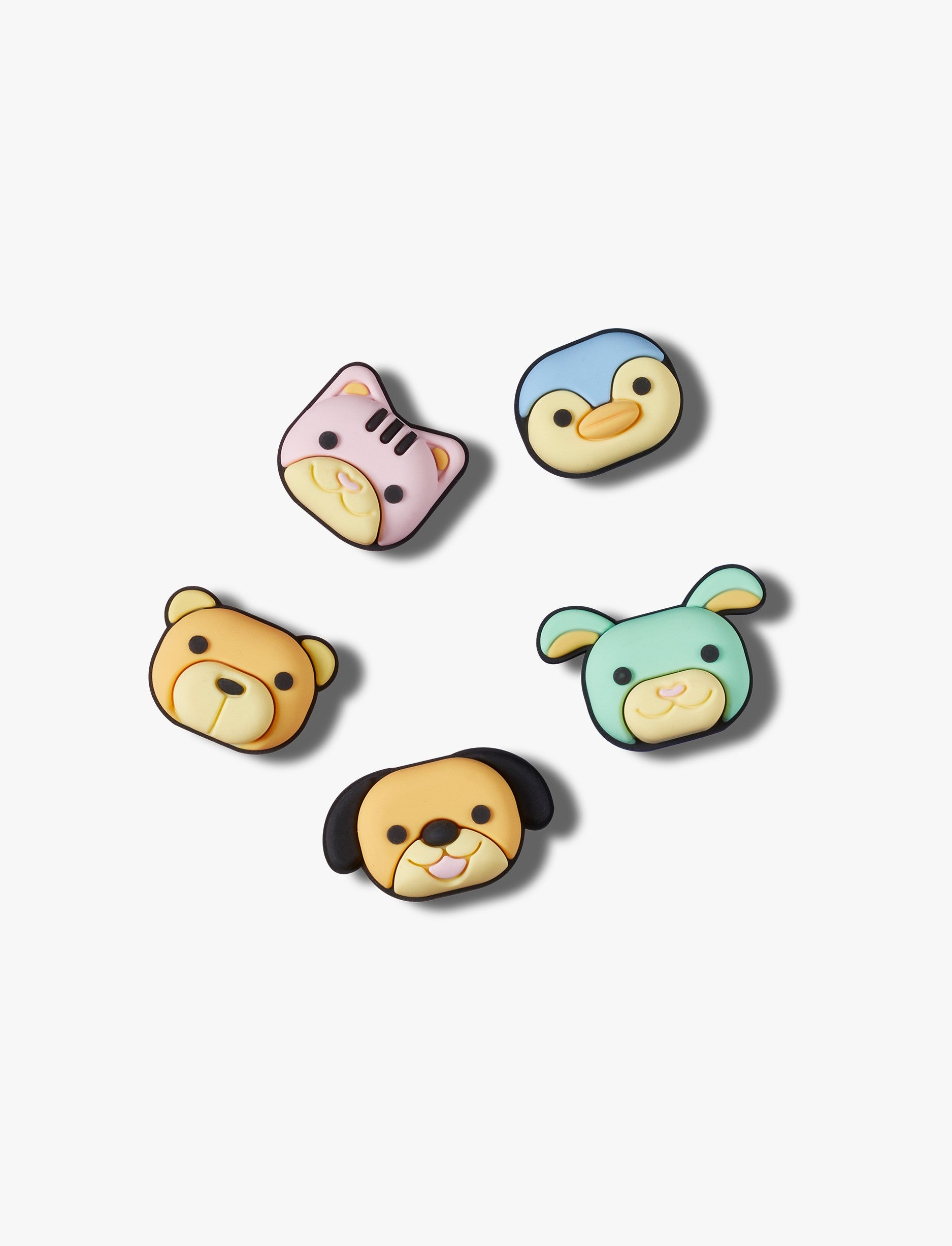 Crocs Jibbitz 3D Animal Friends 5 Pack - מארז ג'יביטים קרוקס