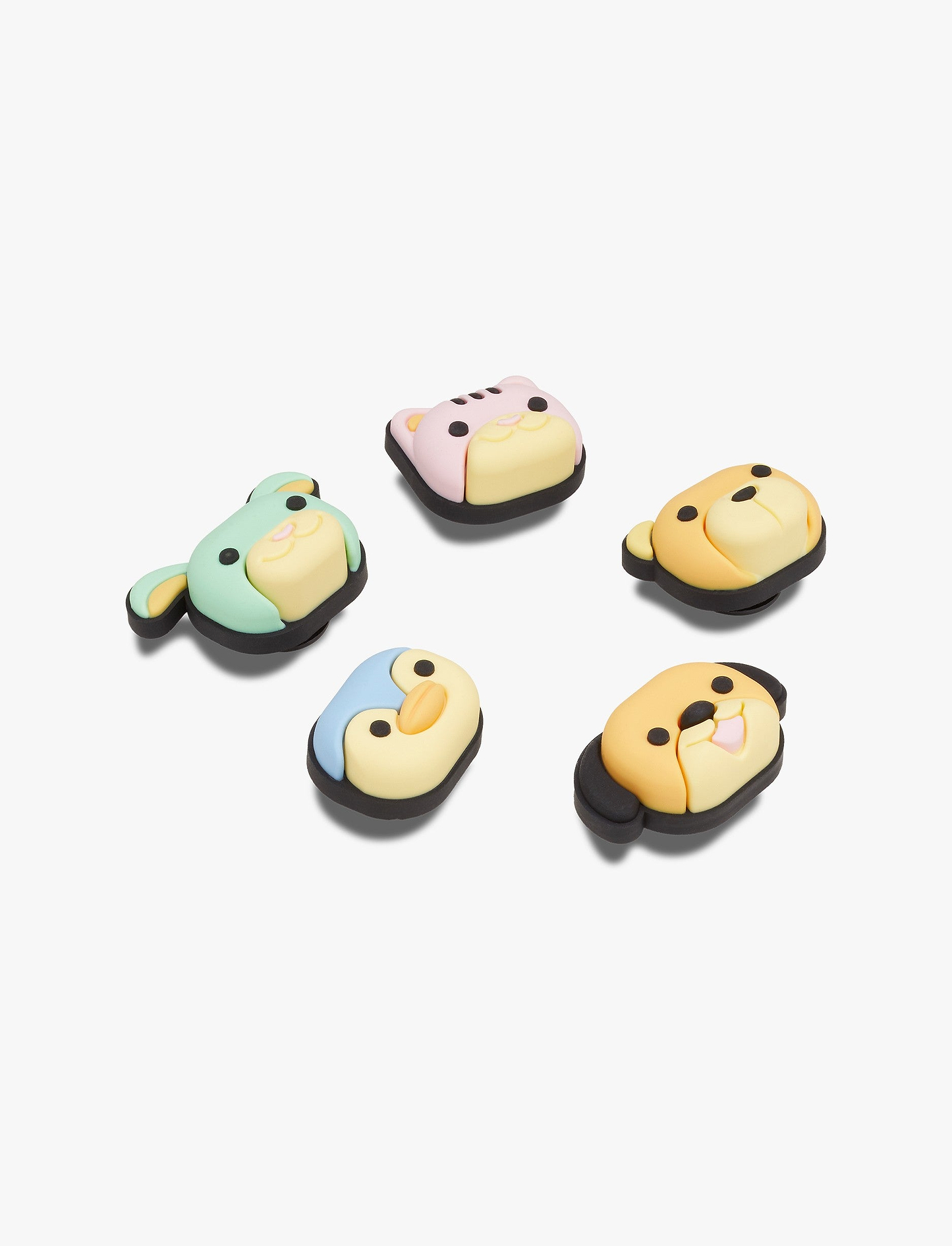 Crocs Jibbitz 3D Animal Friends 5 Pack - מארז ג'יביטים קרוקס