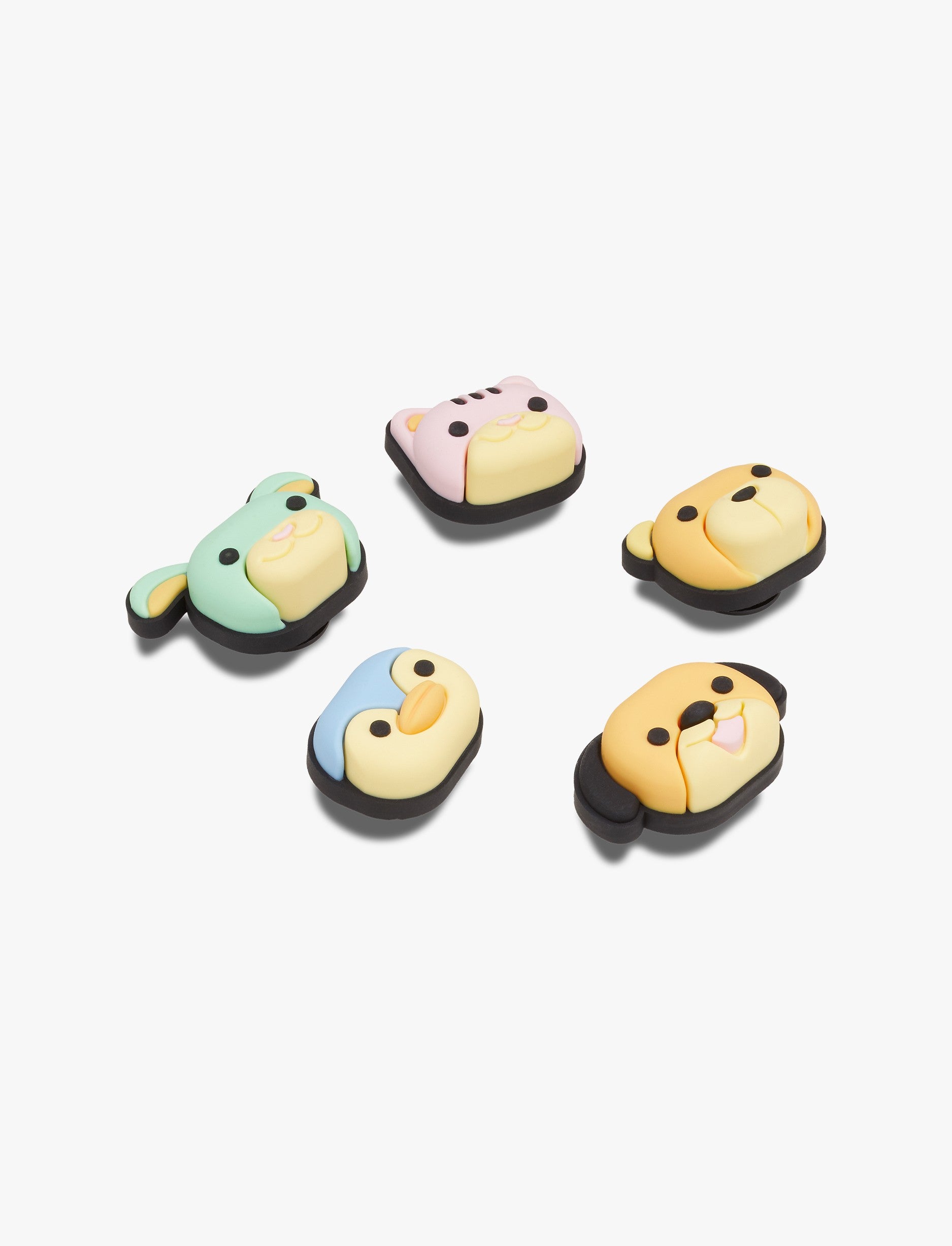 Crocs Jibbitz 3D Animal Friends 5 Pack - מארז ג'יביטים קרוקס