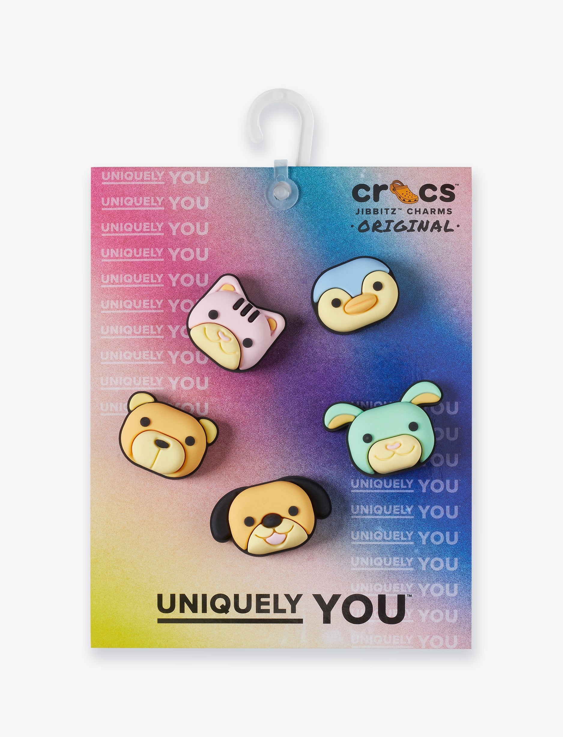 Crocs Jibbitz 3D Animal Friends 5 Pack - מארז ג'יביטים קרוקס