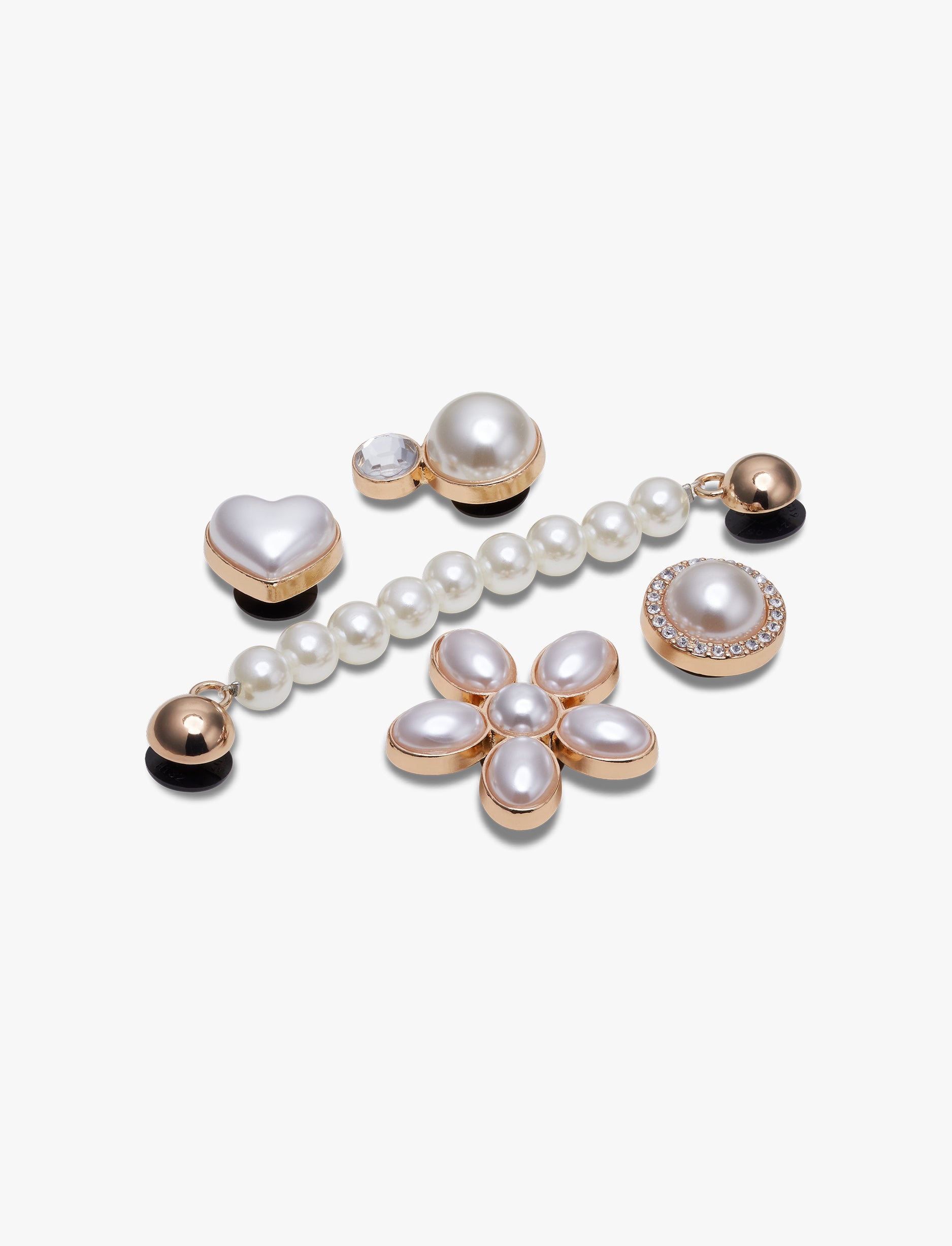 Crocs Dainty Pearl Jewelry  - מארז 5 ג'יביטים קרוקס