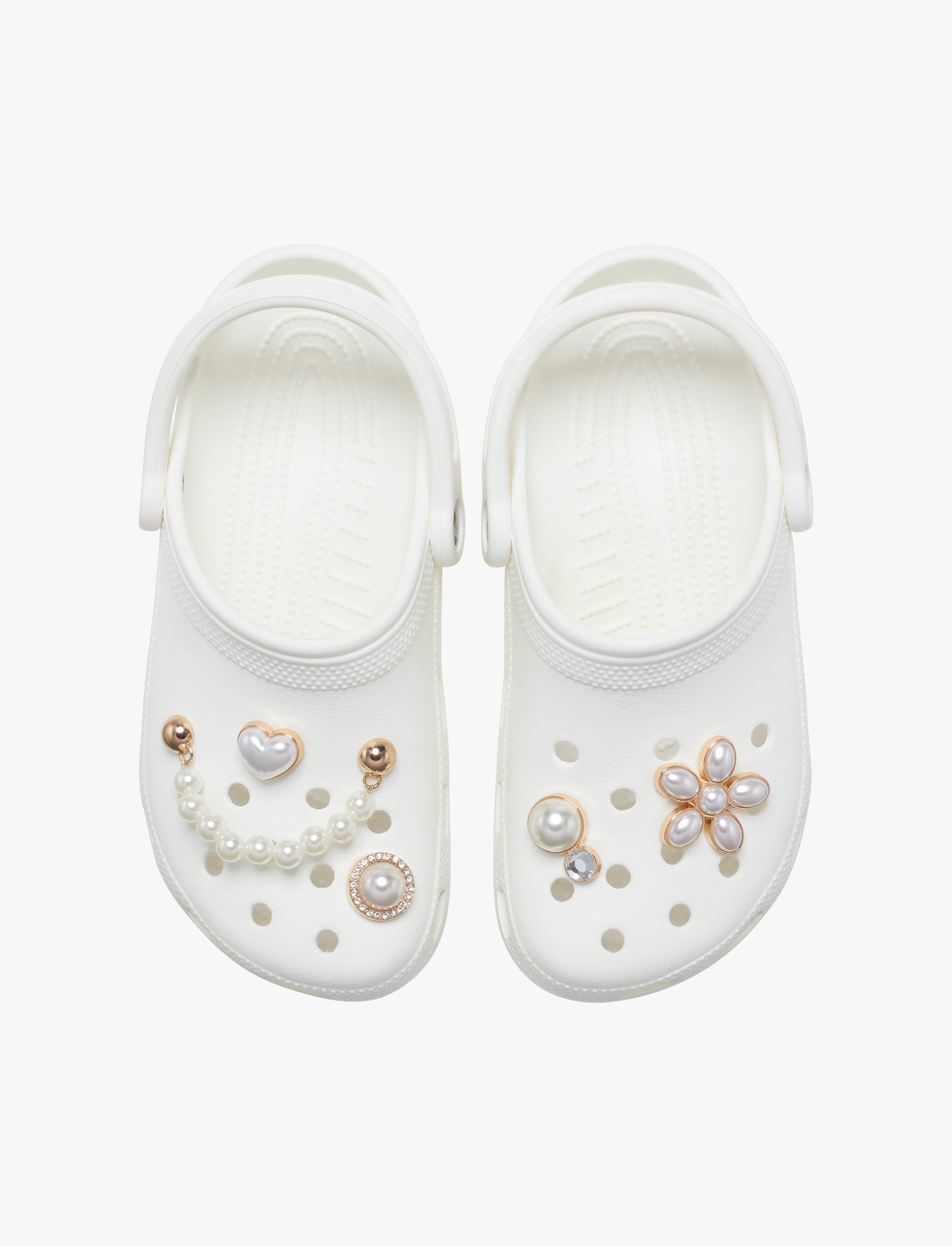 Crocs Dainty Pearl Jewelry  - מארז 5 ג'יביטים קרוקס