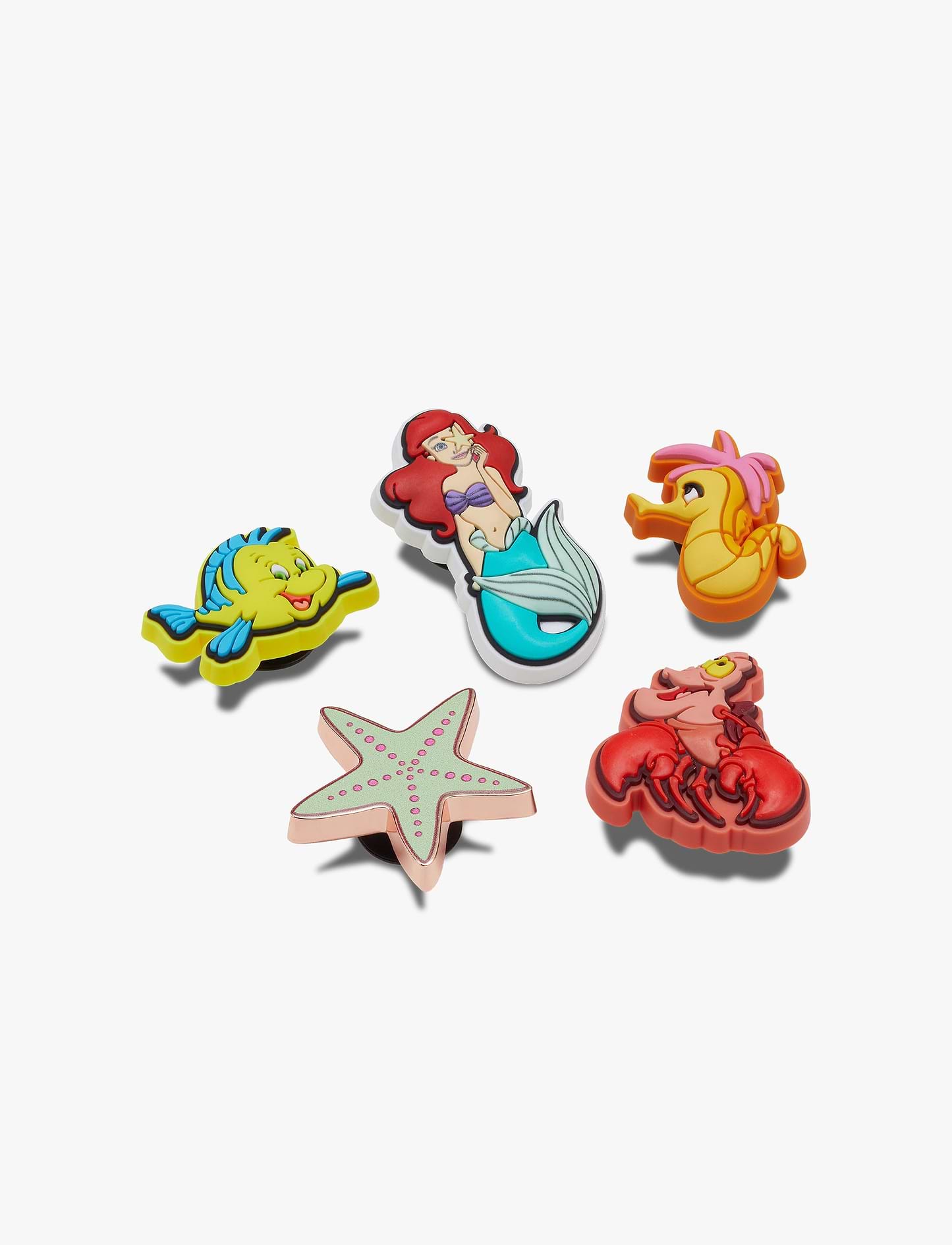 Crocs Jibbitz Princess Ariel - מארז 5 ג'יביטים קרוקס