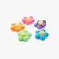 Crocs Jibbitz Plush Flower Power - מארז 5 ג'יביטים קרוקס