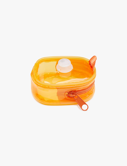 Crocs Jibbitz Festival Clear Pouch - ג'יביט קרוקס פאוץ' כתום שקוף
