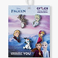 Crocs Jibbitz Frozen - מארז 5 ג'יביטים קרוקס