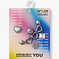 Crocs Silver Romantic -  מארז 5 ג'יביטים קרוקס