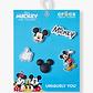 Crocs Jibbitz Mickey Pant - מארז 5 ג'יביטים קרוקס